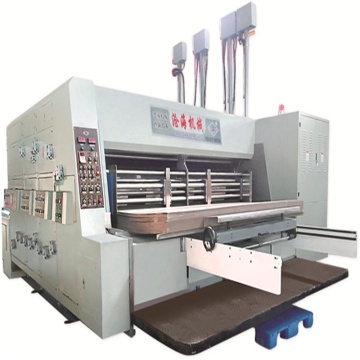 Corrugated paperboard flexo printing slotting machine
