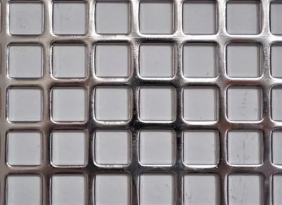 Square Hole Perforated Sheet