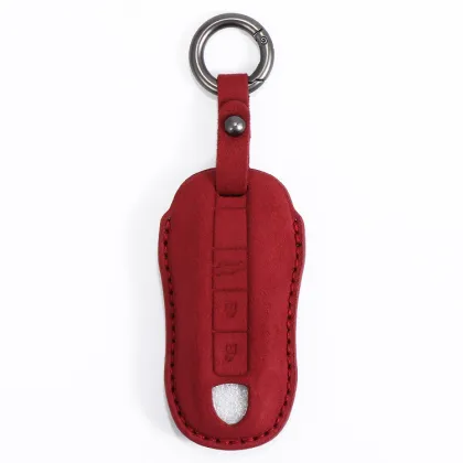 Leather Car Key Bag - Auto Key Holder & Remote Case