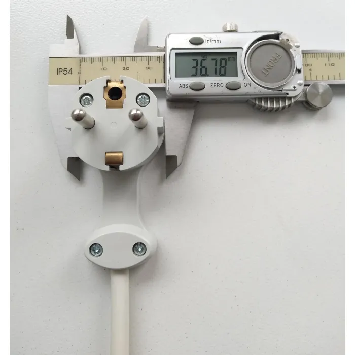 2p+E Steker Datar EU/Schuko French Slim (P8058)