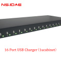 16 Ports 1U Cabinet Charger Quick Charge