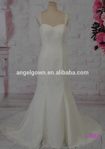 wedding dress backless sweetheart neckline mermaid lady dress