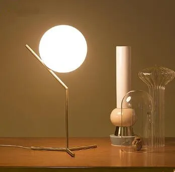 Modern Electric Glass Desk Reading Lamps