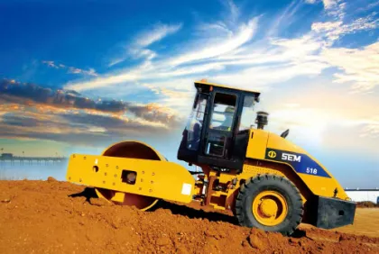 CAT SEM518 Single Drum Loaders Road Roller