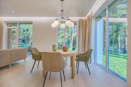 Spherical Glass Chandelier Light Modern Pendant Light