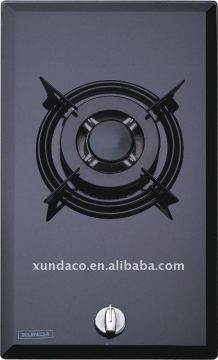 Single big burner glass built-in gas hob
