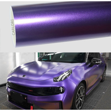 Matte metallesche purpurroude Auto wrap Vinyl