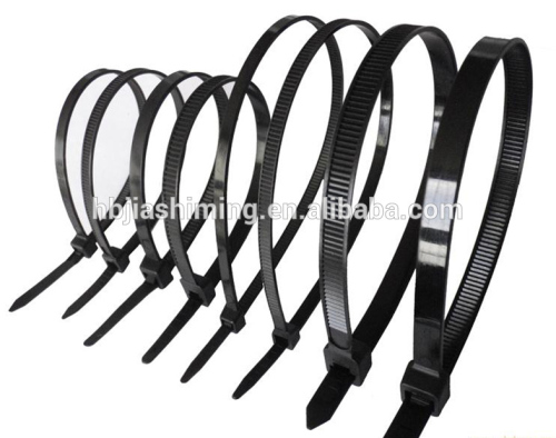 Nylon black plastic cable tie