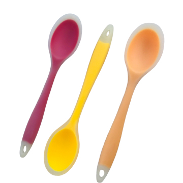 elegante cucchiaio in silicone per bambini