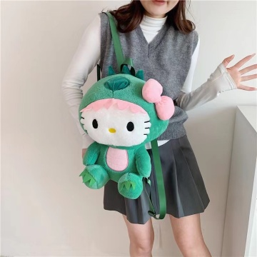 Kuromi Kawaii Plush Backpack - Large Capacity Cartoon Schoolbag