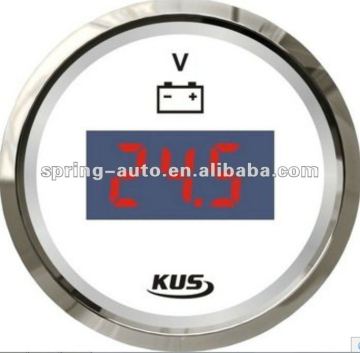52mm Digital voltage meter voltage gauge 9-32V with backlight for boat motorcycle