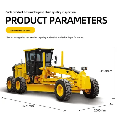 160hp motor grader and parts  road engineering machinery