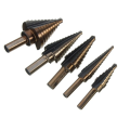 Hss Cobalt Spiral metric Titanium Step Drill set