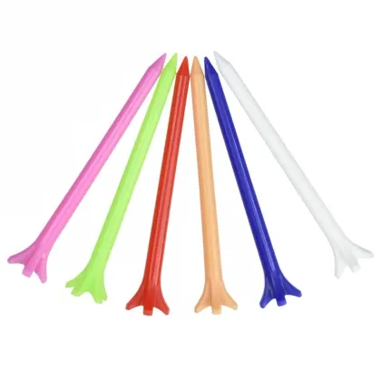 Wholesale Golf Tees: 5-Prong 70mm, 5 Claw, Durable Plastic Tees with Golf Ball Holder for Practice