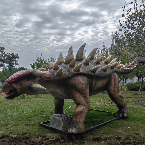 Animatronic Ankylosaurus for Trade Shows