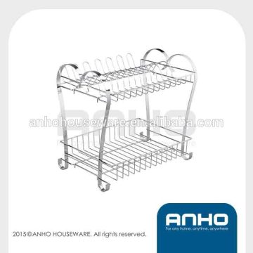 2 tier wire dish rack