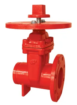 200psi Nrs Type Flanged Grooved Gate Valve