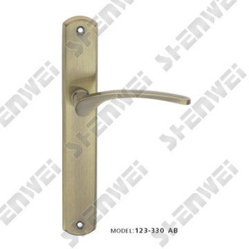 Iron Door Hardware Handle Door Handle on Plate