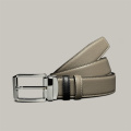 Premium Grey-Green Business Men's Leather Belt