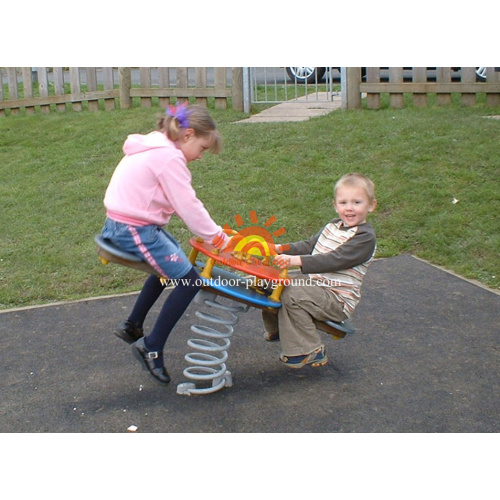 Estructura de jinetes de primavera de juegos al aire libre para niños pequeños