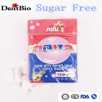 Flip box bubble gum chewing whiting gum