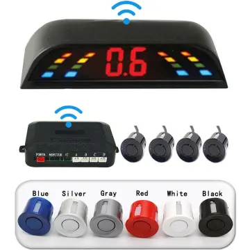 Car Auto Parktronic LED Parking Sensor with 4 Sensors Reverse Backup Car Wireless Parking Radar Monitor Detector System Display