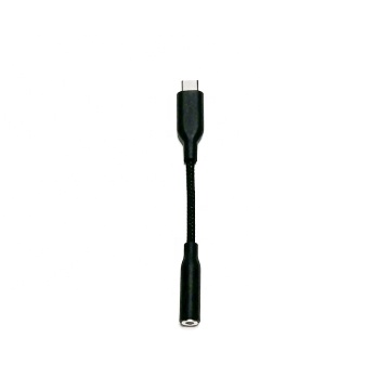 Vit ljudkabeladapter för iPhone - Svart till 3,5 mm hörlurar/öronsnäckor Jack Converter