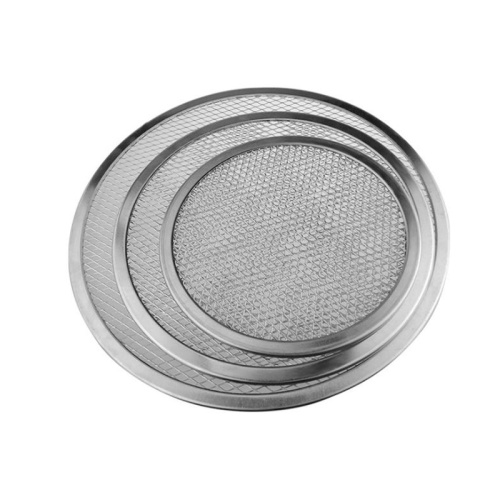 silver round 6-18 inches Pizza Mesh Screens