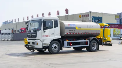 Anti collision sprinkler truck