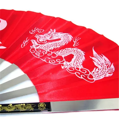 Stainless Steel Tai Chi Fan for Sports Entertainment and Fitness Martial Arts Performance