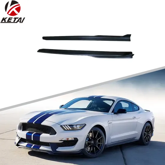 GT350 Style PP Material Rear Bumper & Side Skirts for Mustang 2015-2021