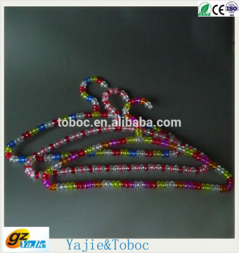 2014 Beaded clothes hanger artifical pearl hangers