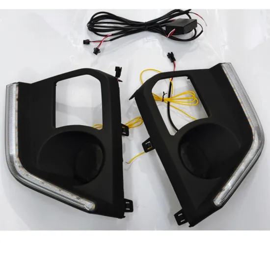 2pcs White Yellow and Blue 12V LED Car DRL Daytime Running Front Bumper Light IP68 Waterproof Signal Lamp for 2021 Triton L200" 

However, for a more concise title suitable for a search engine, consider:

"12V LED DRL Daytime Running Light IP68 Waterproof