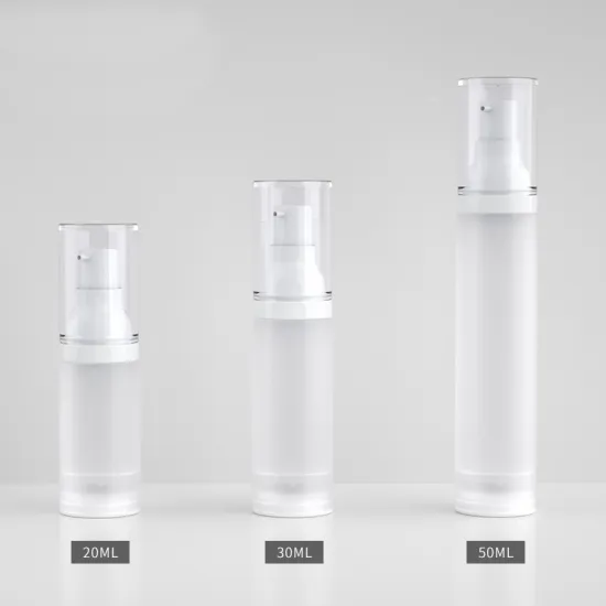 30ml 50ml Travel Size Airless Pump Containers