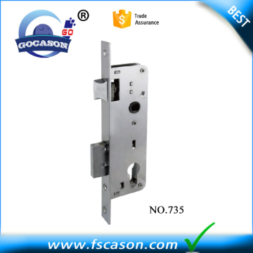 Stainless steel aluminium casement door lock body for sale