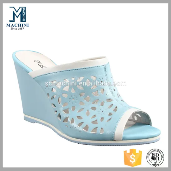 Latest sexy high wedge platform sandal