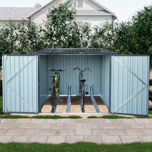 Refugio seguro para bicicletas para almacenamiento al aire libre
