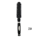 Escova de cabelo redonda com cerdas de javali extra longa para um estilo suave
