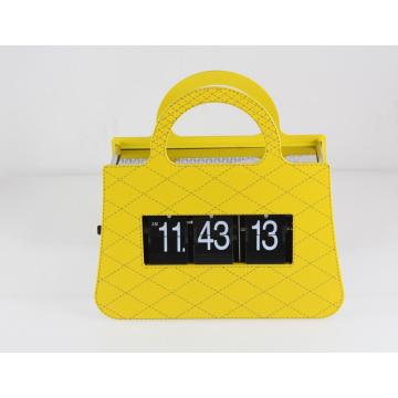 Bolso de las señoras divertido reloj giratorio