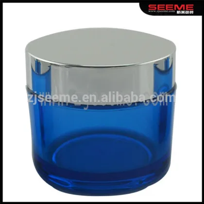 50ml cosmetics cream empty jar, aluminum cream jar for face cream