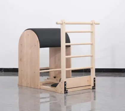 Maple Wooden White Pilates Equipment Set with Piano Steel Springs - Balanced and Cheap Commercial Pilates Equipments