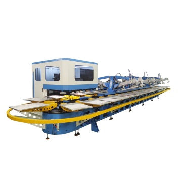 KINWAH Multi Colors Full Auto Digital Oval Screen T-Shirt Printing Machine