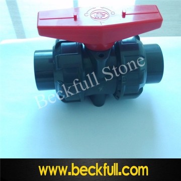 NBR 5648 PVC Double Union Ball Valve