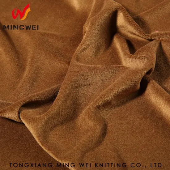 Winter windproof coat tear-resistant velour fabric for women dress