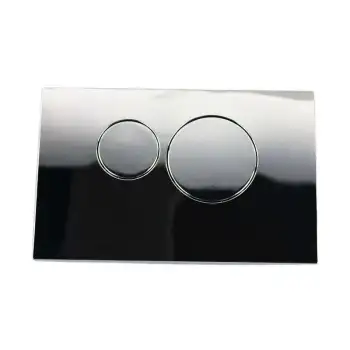 Wall-Mounted Dual Flush Push Plate Water Tank Button Replacement Panel