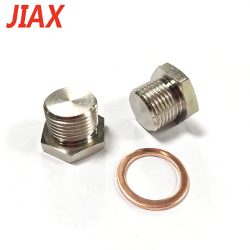 Universal M18x1.5 oxygen sensor hexagon bung with gasket