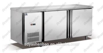stainless steel workbench refrigerator/kitchen freezer