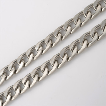 Stainless Steel Wholesale Chunky Purse Chains - Colourful Anchor Twisted Link Hand Bag Chain