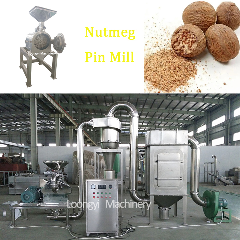 Nutmeg pin mill