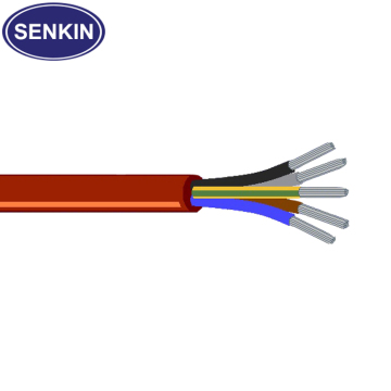 High tensile property silicone cable for industry